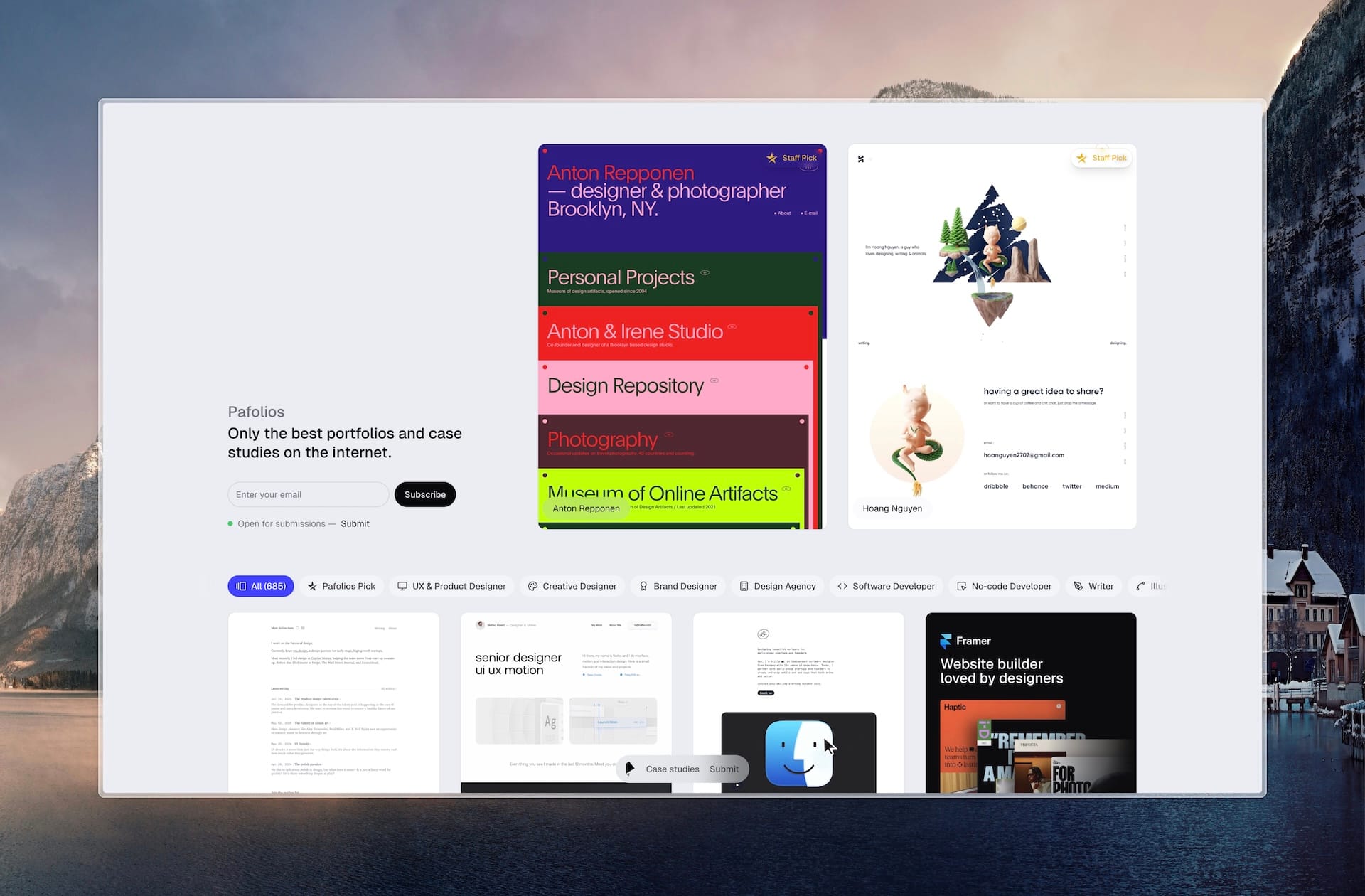 Rebuilt Pafolios with AI