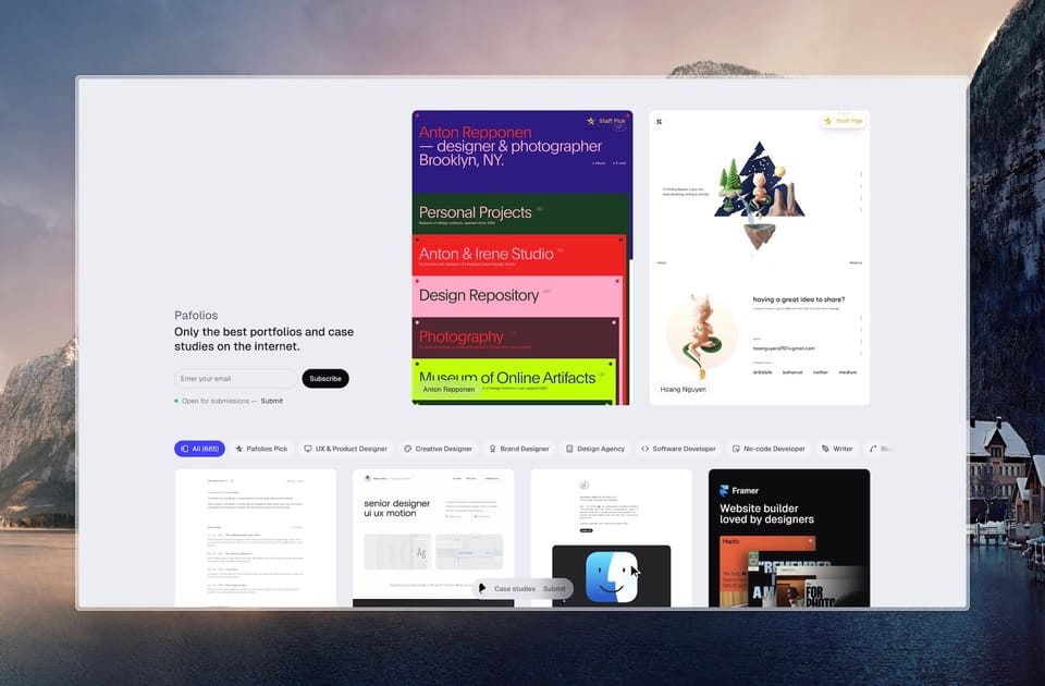 Rebuilt Pafolios with AI